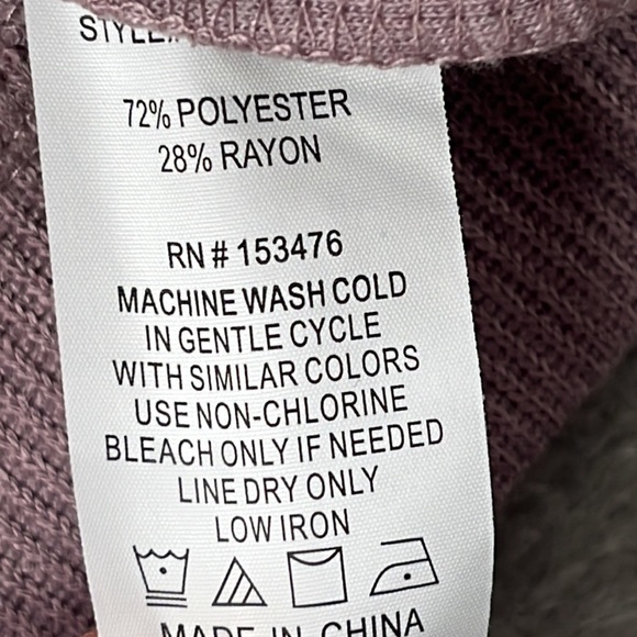 NEW Brea Canyon M Purple Asymmetrical Jordyn Wrap Cardigan Sweater - Picture 7 of 9